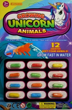 Капсулы UNICORN, растущие в волшебной воде