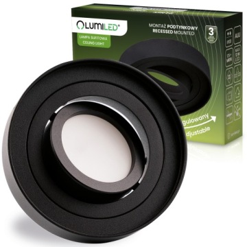 Oprawa Podtynkowa Halogenowa Sufitowa TUBA SPOT LED Ruchoma Okrągła GU10