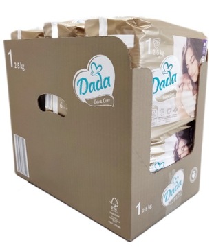 Pieluszki Dada 1 Extra Care 2-5 kg 156 szt.