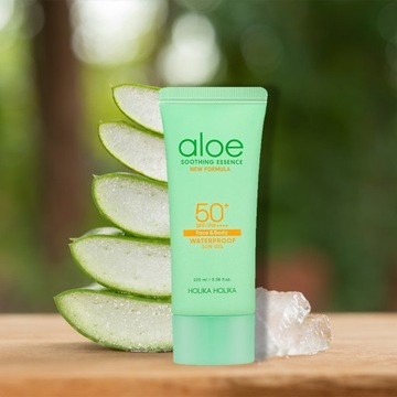 Holika Holika Aloe Water Proof Sun Gel SPF50+ - солнцезащитный гель 100мл