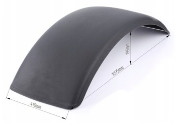 Пластиковый передний брызговик 1250x420 мм