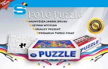 Puzzle z Twoim Zdjęciem 192 el+ Pudełko PREZENT