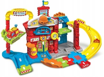 VTECH TUT TUT CARS ПОЖАРНАЯ СТАНЦИЯ ЗЯЗД + ПОЖАРНАЯ МАШИНА PL