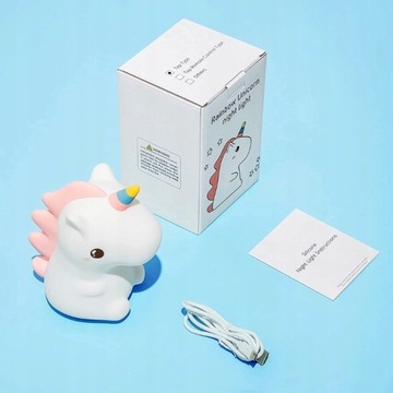 Ночник с единорогом, USB-ночник для спальни, детская светодиодная лампа Boby