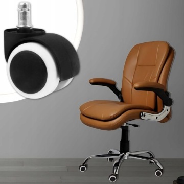 РЕЗИНОВЫЕ КОЛЕСА ДЛЯ ВРАЩАЮЩЕГОСЯ КРЕСЛА НЕ РИСУЮТ ПОЛ БЕЗ ЦАРАПИН 5 шт.