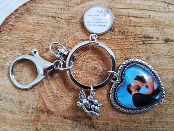 Брелок с фотографией Подарок на День мальчика