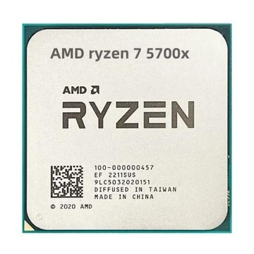 Процессор AMD Ryzen 7 5700X, 3,4 ГГц, 8 ядер, 7 нм LGA AM4