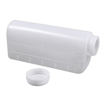 Przenośna butelka do mieszania paliwa o pojemności 600 ml. Olej do