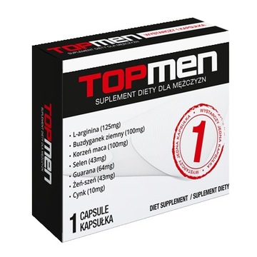 1x Top-Men Tabletki potencja erekcja libido sex