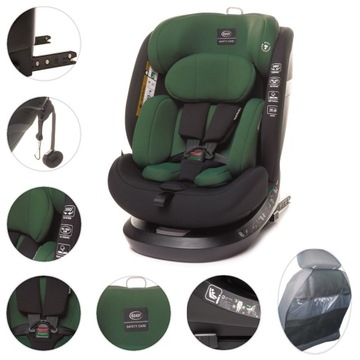 ПОВОРОТНОЕ СИДЕНЬЕ 360 ISOFIX I-SIZE ROTO-FIX 40-150 СМ ТЕМНО-ЗЕЛЕНЫЙ