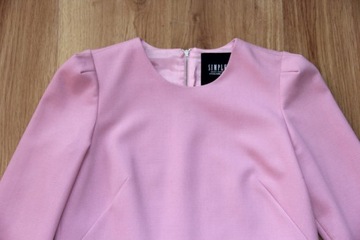 SIMPLE rózowa bluzka koszula xs 34 s la mania