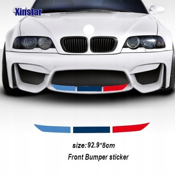 Наклейка на передний бампер BMW E36 E39 E46 E60 E61