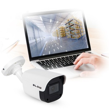 НАРУЖНАЯ IP-КАМЕРА POE 4MPx ОБНАРУЖЕНИЕ УДАРА 30 м ИК 2,8 мм + АУДИО IP66