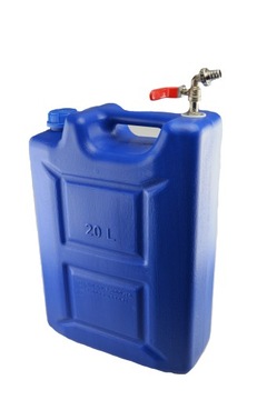Емкость для воды с краном Бак BUBBLE SOLID 20л Пластиковая канистра