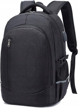 Plecak na laptopa USB + kłódka 15,6'' Suebekue