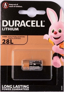 Bateria DURACELL 28L (A 544/ 4LR44) 6V Litowa