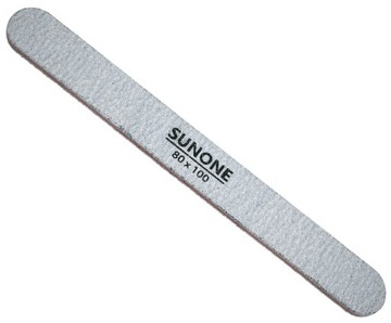 Pilnik do paznokci zebra prosty 80/100 Sunone zestaw 10 sztuk