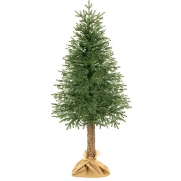 НАТУРАЛЬНАЯ ЕЛЬ НА СТОЛБИКЕ ДЕЛЮКС ПЭ 180 см ИСКУССТВЕННАЯ РОЖДЕСТВЕНСКАЯ ЕЛЬКА толщиной как настоящая