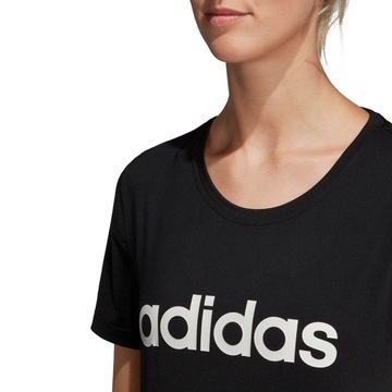 Koszulka damska adidas W D2M Lo Tee czarna DS8724 XS