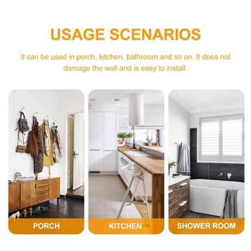 МАГНИТНЫЙ КРЮЧОК ПОВОРОТНЫЙ МАГНИТНЫЙ КРЮЧОК КРЮЧОК ДЛЯ ПАЛЬТО 6 ШТ.