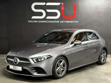 Mercedes Klasa A W177/V177 Hatchback 2.0 220 190KM 2019 Mercedes-Benz Klasa A A220 4Matic AMG Head-Up Skora Full Led Alu 18 Gwaran