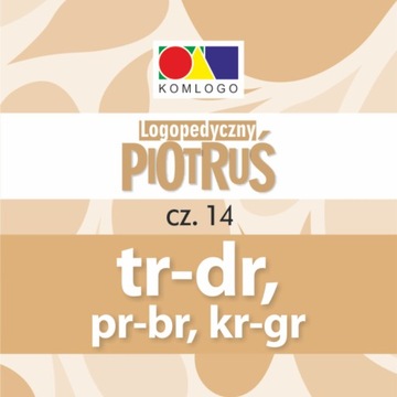 Karty Logopedyczny Piotruś - TR-DR, PR-BR, KR-GR