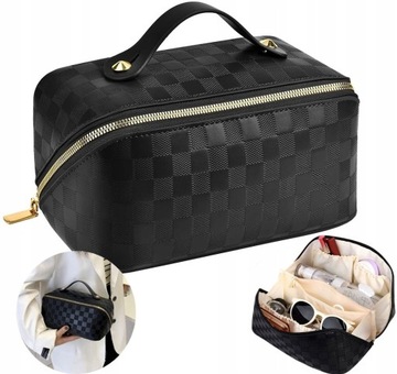 Женская большая дорожная косметичка для сумки, чемодана, сумки-органайзера, багажника