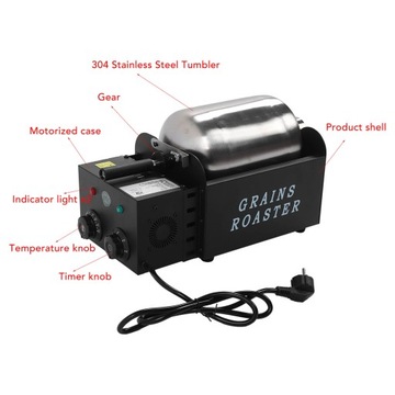 Кофемашина для обжарки кофе, небольшая бытовая машина для обжарки кофе 3X