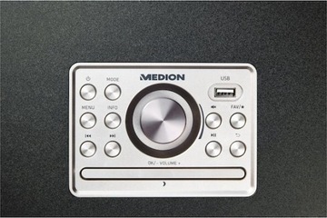 ИНТЕРНЕТ-ЦИФРОВОЕ РАДИО MD88700 DAB+ FM WI-FI BT НОЧНИК 2x10 Вт