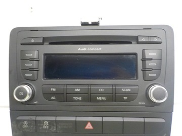 A3 II 8P KONZOLA STŘEDNÍ  RÁDIO KOŠ PANEL 2 DIN