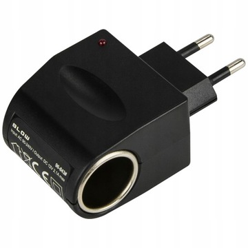 ADAPTER PRZEJŚCIÓWKA GNIAZDO ZAPALNICZKI 230V 12V