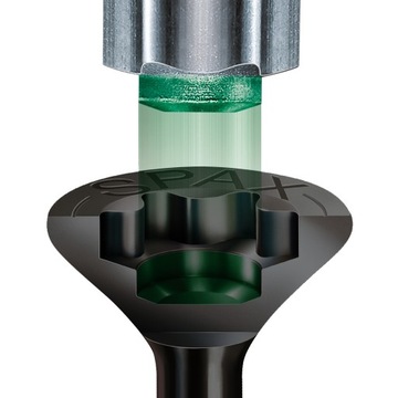 Винты SPAX черные 4x20 T20 с полной резьбой 200 шт.