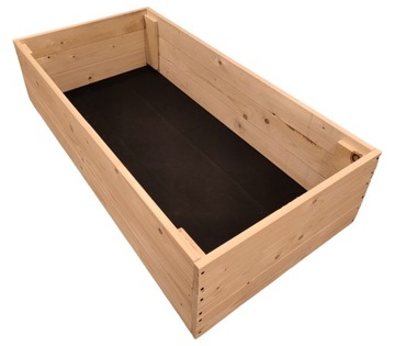 WARZYWNIAK ZIELNIK SKRZYNIA NA WARZYWA INSPEKT 80x120 WYSOKI + AGROWŁÓKNINA