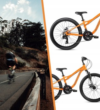 ВЕЛОСИПЕД 24 ROMET RAMBLER FIT SHIMANO MOUNTAIN MTB ОСВЕЩЕНИЕ И СВОБОДНАЯ ПОДСТАВКА