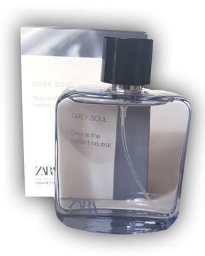 A16 PERFUMY MĘSKIE ZARA GREY SOUL 100ml box EDT