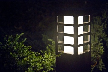 Серый садовый настенный светильник RADO III