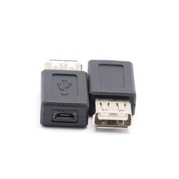 Адаптер USB гнездо — гнездо MICRO USB