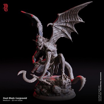 Dual-Blade Gargonoid Figurka RPG DnD Pathfinder