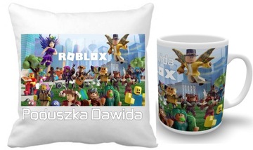 ROBLOX ZESTAW PODUSZKA+KUBEK+IMIĘ