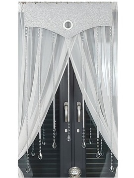 ДЕКОРАТИВНОЕ АЖУРНОЕ ПАНО 60х115 ГИРЛАНД СТЕКЛЯННЫЕ КРИСТАЛЛЫ ГЛАМУРНЫЙ ХИТ