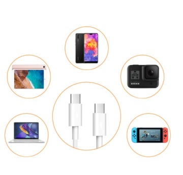 КАБЕЛЬ Кабель USB-C USB-C 60 Вт, тип C 3.1 Power Delivery Quick Charge 3.0 2M