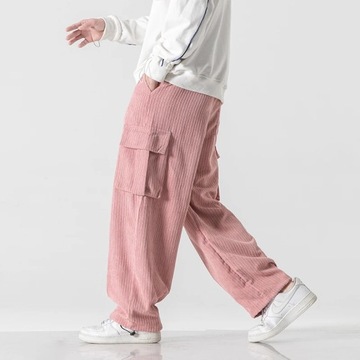 Streetwear Casual Men's Pants Vintage Corduroy Big