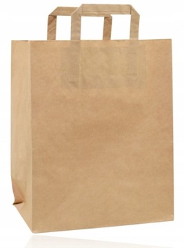 TORBA EKOLOGICZNA PAPIEROWA TOREBKA 42x15,5x32 10szt