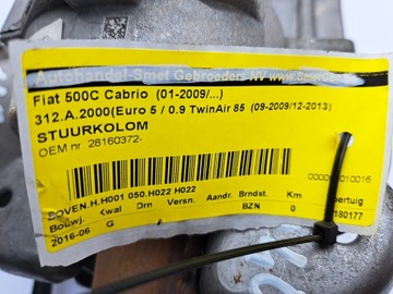FIAT 500 735579719 SLOUPEC VOLANT