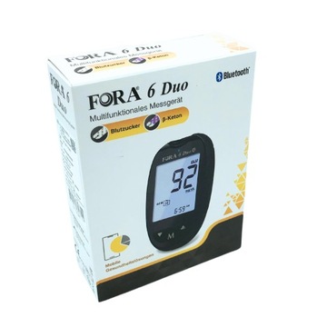 FORA 6 Duo Multi-parametrowy ketometr system monitorowania ciśnienia krwi