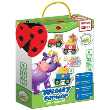 Gra edukacyjna z rzepami Wesoły farmer ROTER KAFER