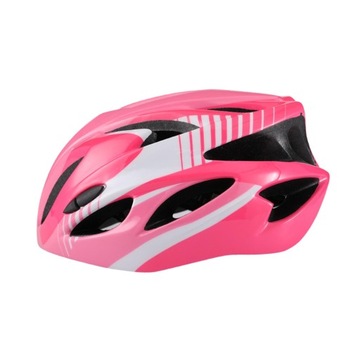 Dziecięcy kask rowerowy Regulowany kask motocyklowy Czapka unisex, różowy