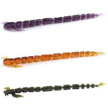 BLOOD TEEZ LARWA,OCHOTKA,ROBAK,GUMA 5,5cm 3 SZTUKl