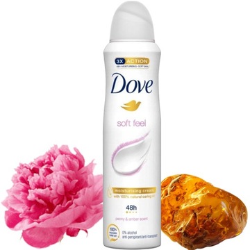 DOVE DEZODORANT ANTYPERSPIRANT SPRAY DLA KOBIET SOFT FEEL