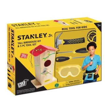 Budka domek dla ptaków + narzędzia Stanley Jr.